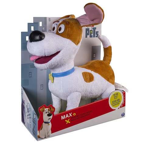 Secret Life of Pets 72809-max Тайная жизнь домашних животных Плюш со звуковыми эффектами - Макс, фото 2