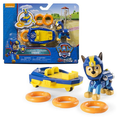 Paw Patrol (Щенячий Патруль) Щенячий патруль фигурка спасателя с доской для серфинга Paw Patrol 16731, фото 2
