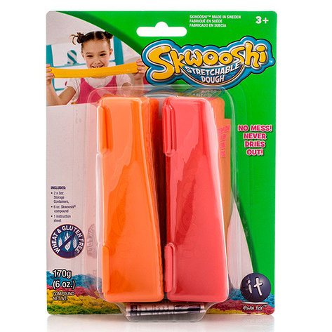 Skwooshi S30013 Сквуши Масса для лепки в 2 контейнерах 85 г, в ассортименте, фото 2