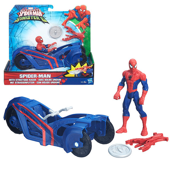 Spider-Man B5760 Фигурки Марвел 15 см на транспортном средстве, в ассортименте