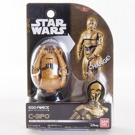 Планета Игрушек Star Wars Bandai 84547 Звездные Войны Яйцо-Трансформер Робот C3PO, фото 2