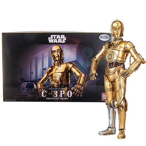 Star Wars Bandai 84617 Звездные Войны Сборная модель C-3PO 1:12, фото 2