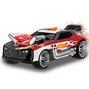 Hot Wheels HW90502 Машинка Хот вилс на батарейках свет+звук электромеханическая, красная 17 см