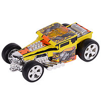 Hot Wheels HW90564 Машинка Хот вилс на батарейках со светом механическая, желтая 14 см