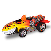 Hot Wheels HW90574 Машинка Хот вилс на батарейках свет+звук, акула желтая 13,5 см