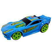 Hot Wheels HW91622 Машинка Хот вилс на батарейках свет+звук, синяя 32,5 см