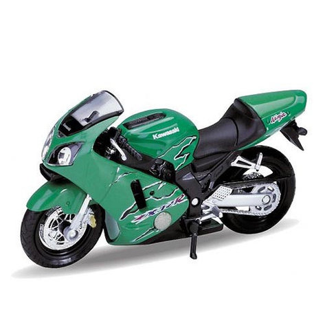 Welly 12167P Велли Модель мотоцикла 1:18 MOTORCYCLE / KAWASAKI 2001 NINJA ZX-12R, фото 2