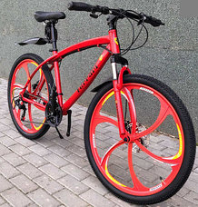 Велосипед на литых дисках Ferrari красный, фото 3