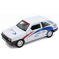 Welly 42377RY Велли Модель машины 1:34-39 LADA 2108 Rally