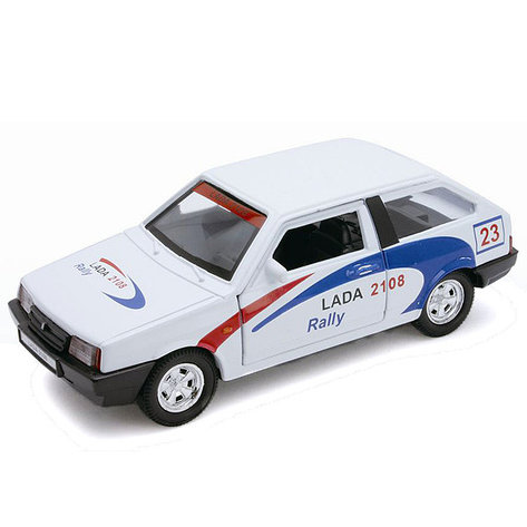 Welly 42377RY Велли Модель машины 1:34-39 LADA 2108 Rally, фото 2