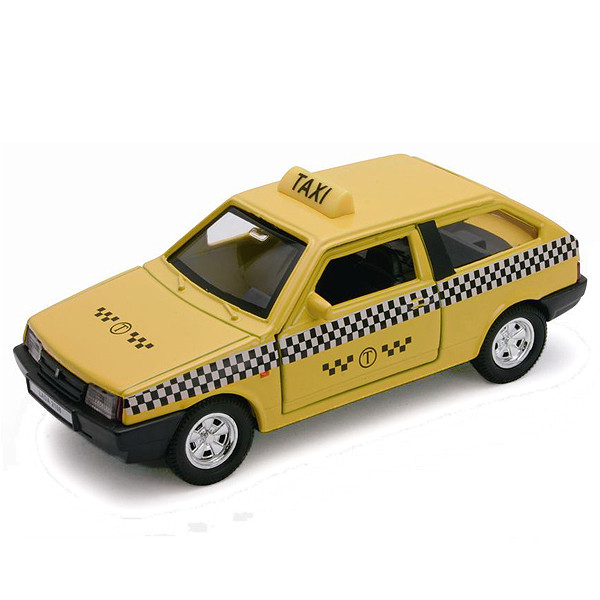 Welly 42377TI Велли Модель машины 1:34-39 LADA 2108 ТАКСИ