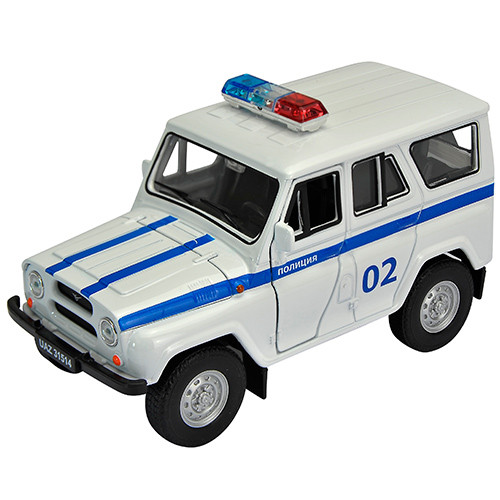 Welly 42380PB Велли Модель машины 1:34-39 УАЗ 31514 Полиция