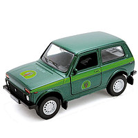 Welly 42386FC Велли Модель машины 1:34-39 LADA 4x4 ЛЕСООХРАНА