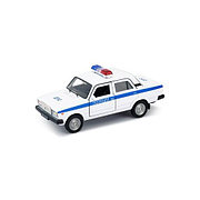 Welly 43644PB Велли модель машины 1:34-39 LADA 2107 ПОЛИЦИЯ