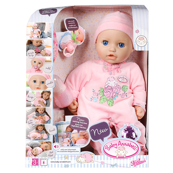 Zapf Creation Baby Annabell 794821 Бэби Аннабель Кукла многофункциональная, 43 см - фото 1 - id-p98605383