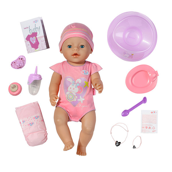Интерактивная кукла Zapf Creation Baby born 820-414 Бэби Борн Кукла 43 см, кор. - фото 1 - id-p98605397