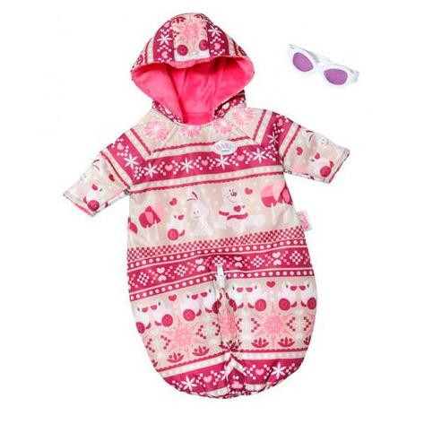 Одежда для интерактивной куклы Zapf Creation Baby born 821381 Бэби Борн Зимний комбинезон, фото 2