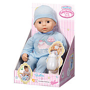 Zapf Creation my first Baby Annabell 794456 Бэби Аннабель Кукла-мальчик с бутылочкой, 36 см