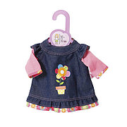 Zapf Creation my mini Baby born® 870013 Бэби Борн Одежда для кукол высотой 30-36 см, Платье