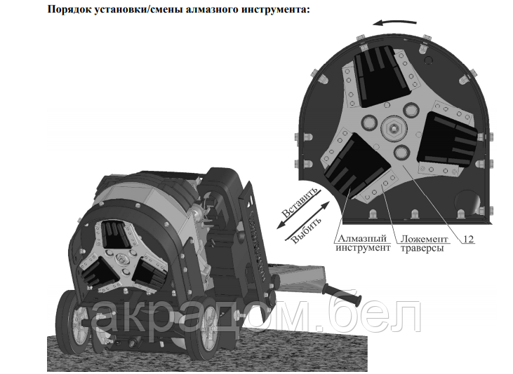 Машина мозаично-шлифовальная GM-122G - фото 7 - id-p98289254