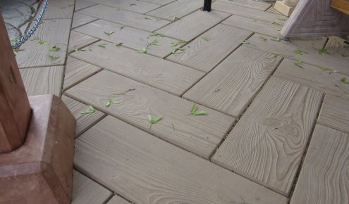 3 способа как сделать имитацию брусчатки на бетоне