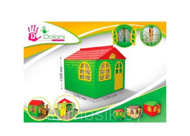 Игровой домик детский пластиковый №2 Doloni (Долони) 129-129-120 см (арт.025500/3) - фото 10 - id-p98681313