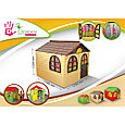 Игровой домик детский пластиковый №2 Doloni (Долони) 129-129-120 см (арт.025500/2), фото 3