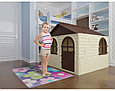 Игровой домик детский пластиковый №2 Doloni (Долони) 129-129-120 см (арт.025500/1) фиолетовый, фото 3