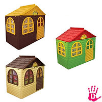 Игровой домик детский пластиковый №1 Doloni (Долони) 129-69-120 см (арт.025500/12/13)