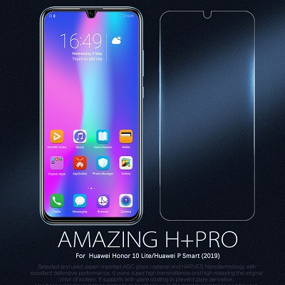 Противоударное стекло с пленкой на камеру Nillkin Amazing H+PRO Anti Explosion для Huawei Y7 Prime 2019/ Y7 - фото 1 - id-p98706707