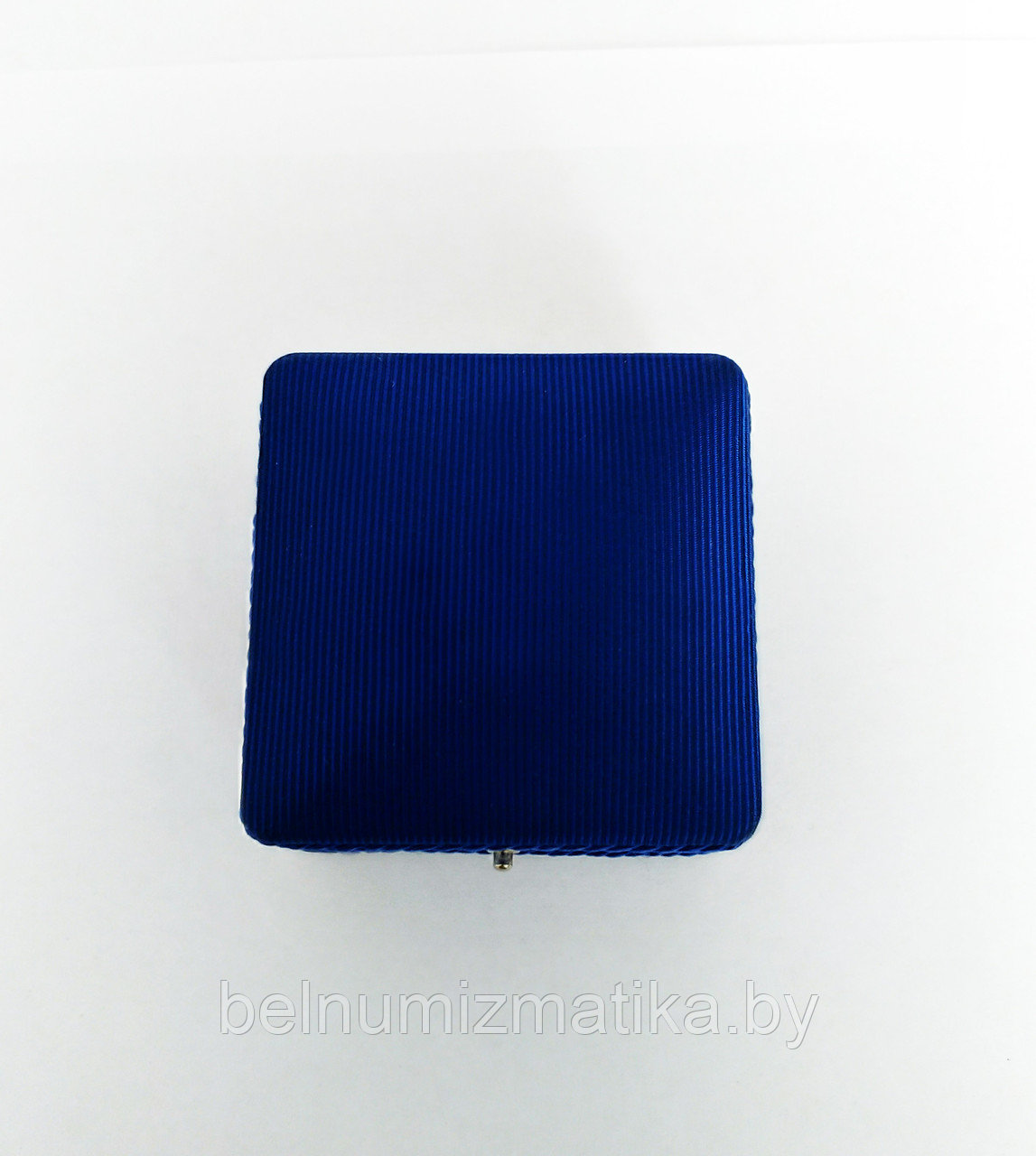 Футляр для монеты Ø 28.00 х 40.00 mm синий оббитый тканью - фото 2 - id-p98715862