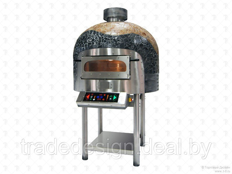 Печь для пиццы с вращающимся подом Morello Forni FRV 100 (Cupola Mosaico) - фото 1 - id-p98725485