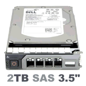 Жёсткий диск YY34F Dell 2TB 6G 7.2K 3.5 SAS w/F238F