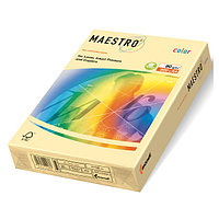 Бумага цветная "Maestro Color", А4, 80 г/м2, 500л., пастель, светло-желтый