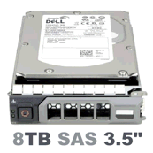 Жёсткий диск 400-AHIZ Dell 8TB 12G 7.2K 3.5 SAS w/F238F