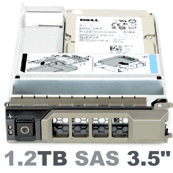 Жёсткий диск 034XWC Dell 1.2TB 10K 6G 3.5 SAS HyB w/F238F