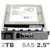 Жёсткий диск 0G5DM2 Dell 2TB 12G 7.2K 2.5 SAS w/G176J