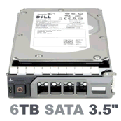 Жёсткий диск 400-AGMN Dell 6TB 6G 7.2K 3.5 SATA w/F238F