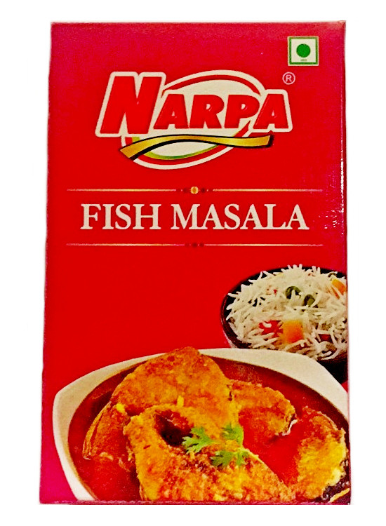 Смесь специй Фиш Mасала Narpa Fish Masala, 50г - приправа для рыбы - фото 1 - id-p44405221