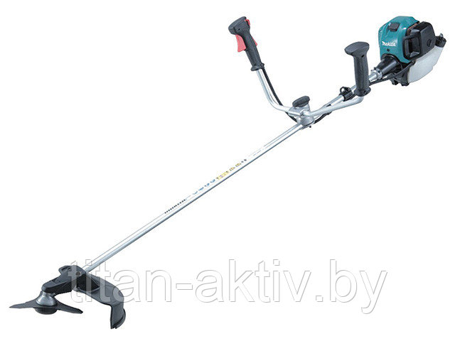 Мотокоса MAKITA EM 2650 UH c ножом (0.77 кВт, 1.0 л.с., 25.4 см3, нож 230х25.4 мм, 4 зуб., ремень дв