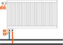 Стальной радиатор 22/500/1900 Prado Universal (нижнее подкл.), фото 2