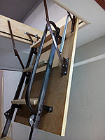 Чердачная лестница складная металлическая 100х70 мм