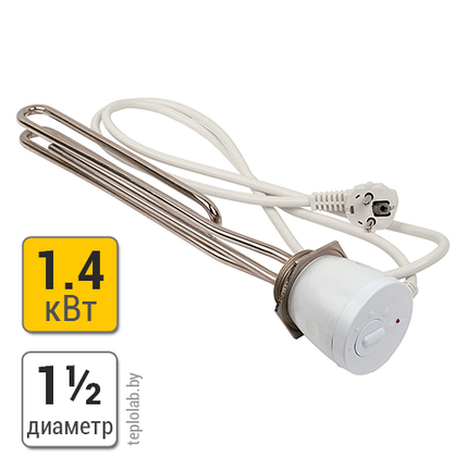 Электрический ТЭН с термостатом Kospel GRW 1,4 кВт, 220 В, фото 2