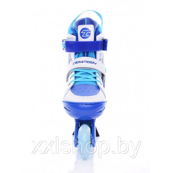 Детские раздвижные роликовые коньки Tempish Swist Flash синие (светящиеся колеса) р-р 26-29 - фото 4 - id-p98753640