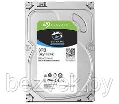 ST3000VX010 Жесткий диск 3Tb Seagate SkyHawk, 64Mb, SATA 6Gb/s