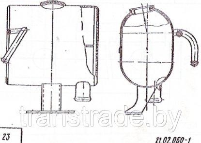 21.02.060-1 - Бачок расширительный в сборе (вес:2,236кг) - фото 1 - id-p54029313