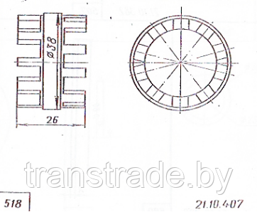 21.10.407 - Сепаратор бронза Бр. ОЦС (вес:0,0474кг) - фото 1 - id-p54029411