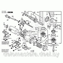 Статор к GWS 11-125/1100(к), BOSCH (1607000395)