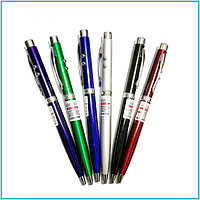 Лазерная указка 3 в 1 (ручка, фонарик и указка), цвет MIX
