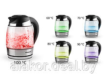Чайник электрический AKL-241 NORMANN (2200 Вт; 1,8 л; стекло; 60-70-80-90-100C; поддержание температуры; подсв